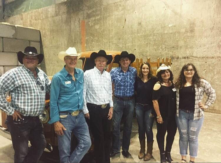 Jenn Galandy at ECCO Stampede Party with Opposition Leader and MLA Brian Jean (2017)